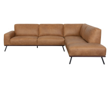 Sunpan 109021 - Brandi Sofa Chaise - Raf - Camel Leather